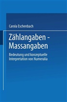 Carola Eschenbach - Zählangaben, Maßangaben