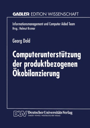 Georg Dold - Computerunterstützung der produktbezogenen Ökobilanzierung Diss.