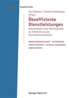 Hinterberger, Hinterberger, Friedrich Hinterberger, Pau Klemmer, Paul Klemmer - Ökoeffiziente Dienstleistungen