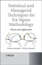 Stefan Barone, Stefano Barone, Stefano Franco Barone, Stefano/ Franco Barone, BARONE STEFANO FRANCO EVA LO, Eva Lo Franco - Statistical and Managerial Techniques for Six Sigma Methodology