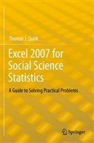 Thomas J Quirk, Thomas J. Quirk - Excel 2007 for Social Science Statistics