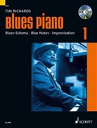 Tim Richards - Blues Piano, m. Audio-CD. Bd.1