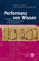 Theres Fuhrer, Therese Fuhrer, Renger, Renger, Almut-Barbara Renger - Performanz von Wissen