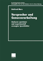 Edeltrud Marx - Versprecher und Genusverarbeitung