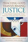 Ronald J. (EDT)/ Andrews Allen, Ronald J. Allen, Dale P. Andrews, Dawn Ottoni-Wilhelm - Preaching God's Transforming Justice