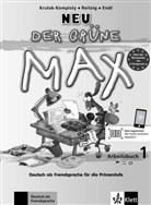 Ernst Endt, Elzbieta Krulak-Kempisty, Lidia Reitzig - Der grüne Max - Deutsch als Fremdsprache für die Primarstufe, Neubearbeitung - Bd.1: Arbeitsbuch, m. Audio-CD