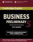Cambridge BEC, Preliminary 5: Student's Book with answers