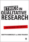 Martyn Hammersley, Martyn Traianou Hammersley, Martyn/ Traianou Hammersley, Anna Traianou, Anna Hammersley Traianou, Traianou Anna - Ethics in Qualitative Research