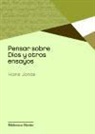 Hans Jonas - Pensar sobre Dios y otros ensayos
