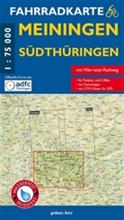 Lut Gebhardt, Lutz Gebhardt - Fahrradkarte Meiningen, Südthüringen