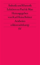 Karl Heinz Bohrer, Kar Heinz Bohrer, Karl Heinz Bohrer - Ästhetik und Rhetorik