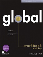 Julie Moore - Global: Pre-Intermediate, Workbook with key and Audio-CD