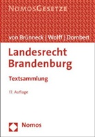 Alexander von Brünneck, Matthias Dombert, Heinrich A. Wolff, Heinrich Amadeus Wolff - Landesrecht Brandenburg