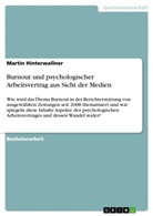 Martin Hinterwallner - Burnout und psychologischer Arbeitsvertrag aus Sicht der Medien