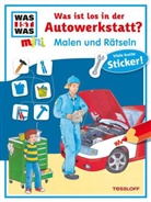 Sebastian Coenen, Eva Dix, Sebastian Coenen - Was ist los in der Autowerkstatt?, Malen und Rätseln