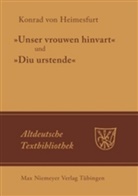 Konrad von Heimesfurt, Konrad von Heimesfurt, Konrad von Heimesfurt, Kur Gärtner, Kurt Gärtner, HOFFMANN... - 'Unser vrouwen hinvart' und 'Diu urstende'
