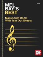 Mel Bay's Best Manuscript Book with Tear Out Sheets-12 Stave