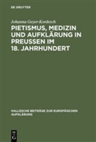 Johanna Geyer-Kordesch - Pietismus, Medizin und Aufklärung in Preußen im 18. Jahrhundert
