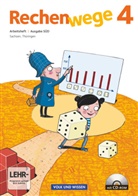 Friedhelm Käpnick - Rechenwege, Ausgabe Süd (2011): 4. Schuljahr, Arbeitsheft mit CD-ROM