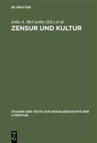 Joh A McCarthy, John A McCarthy, John A. McCarthy, Werner von der Ohe, von der Ohe, von der Ohe... - Zensur und Kultur. Censorship and Culture