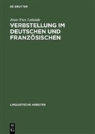 Jean-Yves Lalande - Verbstellung im Deutschen und Französischen