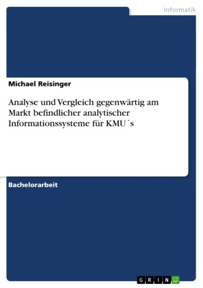 Michael Reisinger - Analyse und Vergleich gegenwärtig am Markt befindlicher analytischer Informationssysteme für KMU´s