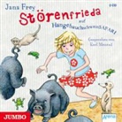 Jana Frey, Karl Menrad - Störenfrieda auf Hängebauchschweinsafari, 2 Audio-CDs (Audiolibro)