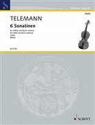 Georg Ph. Telemann, Georg Philipp Telemann, Wolfgang Birtel, Gustav Lenzewski, Karl Schweickert - 6 Sonatinen
