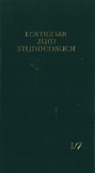 Österreichische und Schweizer Bischofskonferenz Deutsche - Lektionar zum Stundenbuch I/7 Die Feier des Stundengebets - Lektionar. Erste Jahresreihe