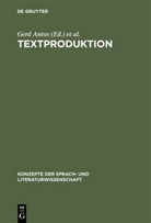 Ger Antos, Gerd Antos, Hans P. Krings, P Krings, P Krings - Textproduktion