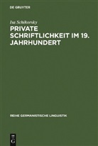 Isa Schikorsky - Private Schriftlichkeit im 19. Jahrhundert