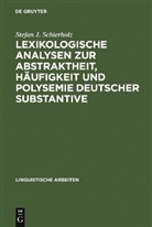 Stefan J Schierholz, Stefan J. Schierholz - Lexikologische Analysen zur Abstraktheit, Häufigkeit und Polysemie deutscher Substantive