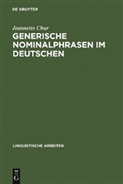 Jeannette Chur - Generische Nominalphrasen im Deutschen