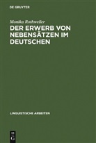Monika Rothweiler - Der Erwerb von Nebensätzen im Deutschen