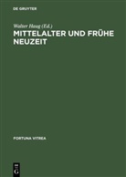 Walte Haug, Walter Haug - Mittelalter und frühe Neuzeit
