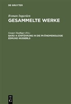 Roman Ingarden, Rolf Fieguth, Grego Haefliger, Gregor Haefliger, Guido Küng - Gesammelte Werke - Band 4: Einführung in die Phänomenologie Edmund Husserls