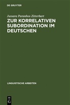 Jussara Paranhos Zitterbart - Zur korrelativen Subordination im Deutschen