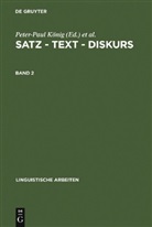 Peter-Paul König, Helmut Wiegers - Satz - Text - Diskurs - Band 2: Satz - Text - Diskurs. Band 2. Bd.2