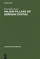 Peter R. Lutzeier, Peter Rolf Lutzeier - Major pillars of German syntax