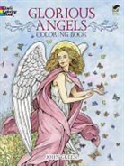Coloring Books, GREEN, Green Green, John Green, Lady Green - Glorious Angels Coloring Book