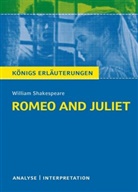 William Shakespeare - Romeo and Juliet - Romeo und Julia von Wiliam Shakespeare - Textanalyse und Interpretation