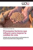 Gerardo Roberto Martinez - Principales factores que influyen para mejorar la calidad de vida