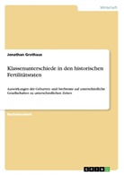 Jonathan Grothaus - Klassenunterschiede in den historischen Fertilitätsraten