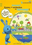 Kikaninchen Stickerheft - Fahrzeuge