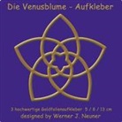 Werner J. Neuner, Werner Johannes Neuner, Werner Johannes Neuner - Die Venusblume - Goldfolienaufkleber 3er Set