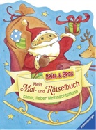 Kler, LOHR, Roger Klerk, Roger de Klerk, Stefan Lohr, Carola Sturm - Mein Mal- und Rätselbuch - Komm, lieber Weihnachtsmann