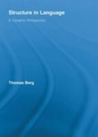 Thomas Berg, Thomas (University of Hamburg Berg, BERG THOMAS - Structure in Language