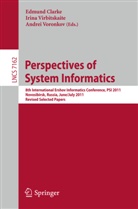 Edmund Clarke, Edmund M. Clarke, Irin Virbitskaite, Irina Virbitskaite, Voronkov, Andrei Voronkov - Perspectives of Systems Informatics