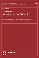 Eckart Klein - Ein neues NPD-Verbotsverfahren?