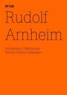 Rudolf Arnheim, Carolyn Christov-Bakargiev - Rudolf Arnheim